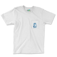 Here There Be Monster Pocket T-shirt | Artistshot