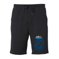 Here There Be Monster Fleece Short | Artistshot