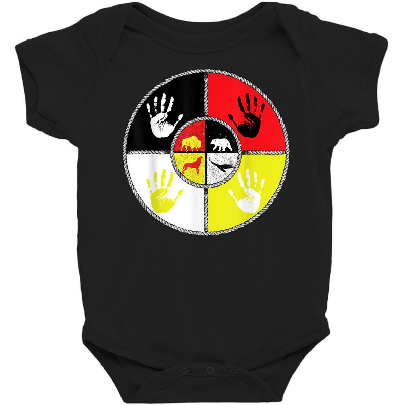 Native Americans   Medicine Wheel   Mmiw T Shirt Baby Bodysuit by chomibe | Artistshot