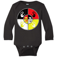 Native Americans   Medicine Wheel   Mmiw T Shirt Long Sleeve Baby Bodysuit | Artistshot