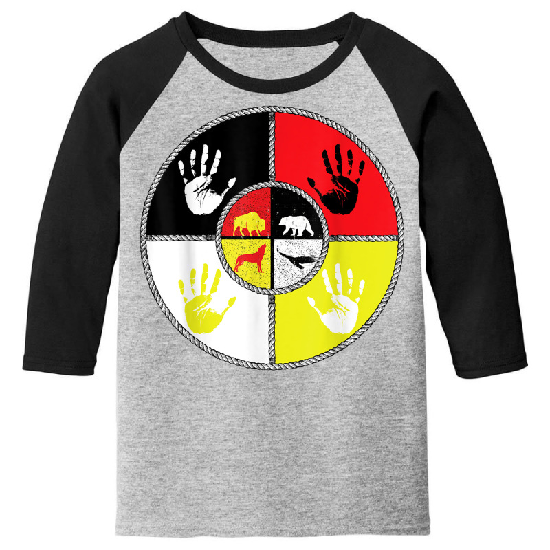 Native Americans   Medicine Wheel   Mmiw T Shirt Youth 3/4 Sleeve by chomibe | Artistshot