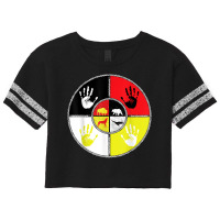 Native Americans   Medicine Wheel   Mmiw T Shirt Scorecard Crop Tee | Artistshot