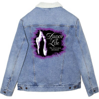 Dance Is Life Nostalgia Unisex Sherpa-lined Denim Jacket | Artistshot