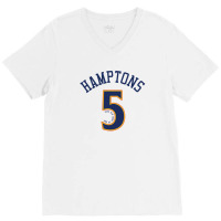 Hamptons 5 Thunder Era Retro 1 V-neck Tee | Artistshot