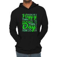 Happy St Patricks Day Wordart Funny Irish Lightweight Hoodie | Artistshot