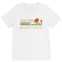 Nosework Dog Sport Training Nose Work Scent Work F V-neck Tee | Artistshot