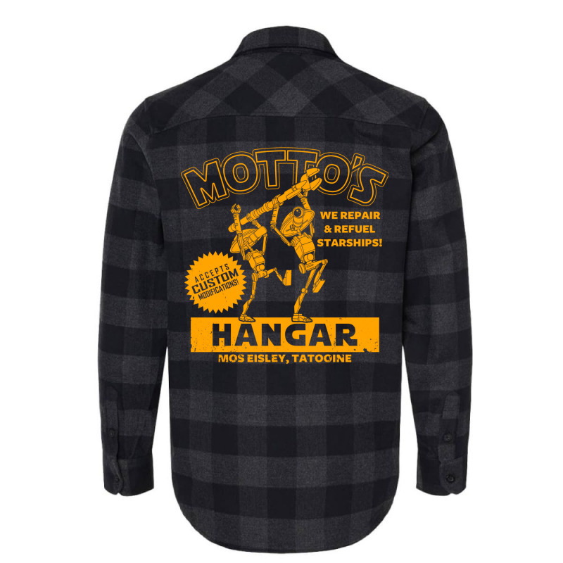 Motto's Hangar Flannel Shirt | Artistshot