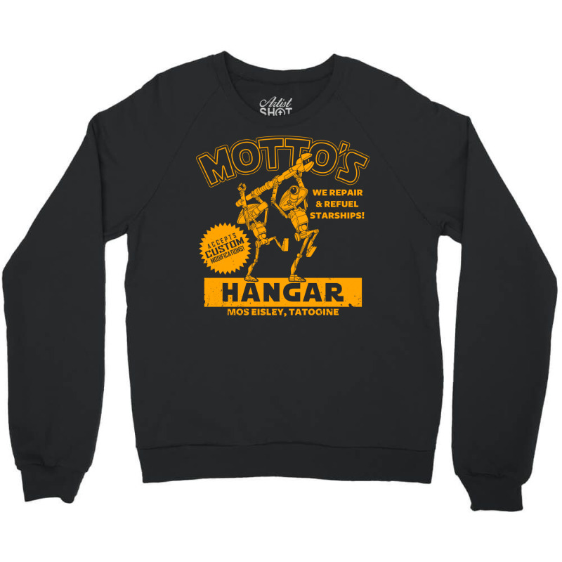 Motto's Hangar Crewneck Sweatshirt | Artistshot