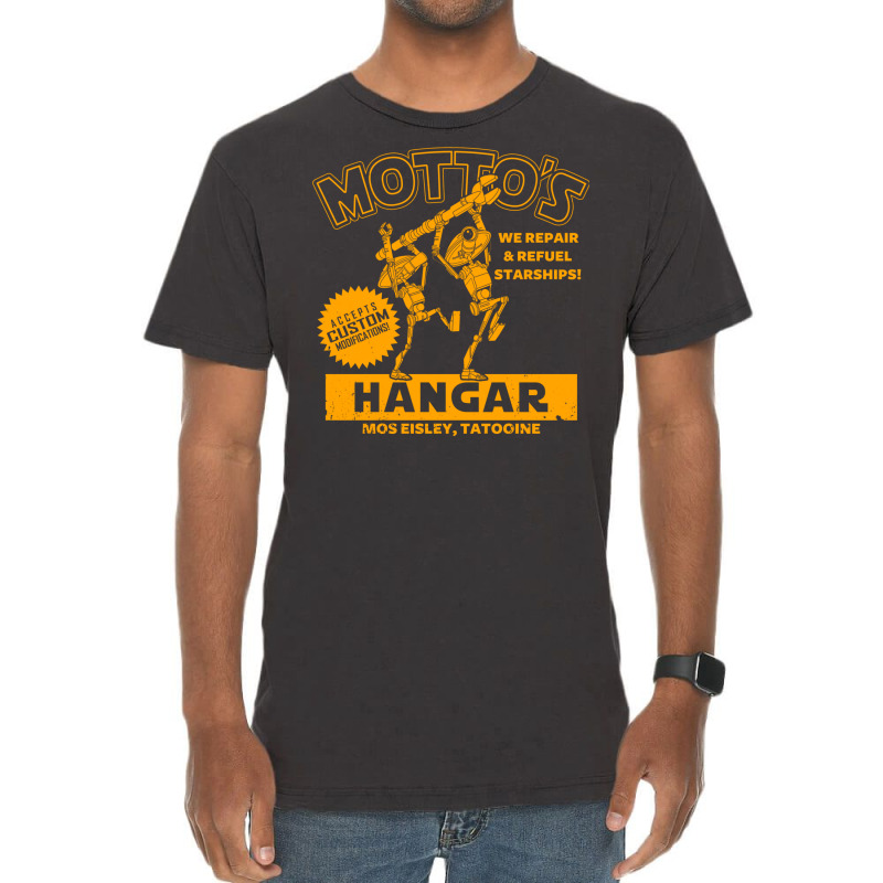 Motto's Hangar Vintage T-shirt | Artistshot