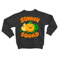 Squash Squad Cute Funny Autumn Fall Pumpkin Butter Toddler Sweatshirt | Artistshot