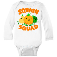 Squash Squad Cute Funny Autumn Fall Pumpkin Butter Long Sleeve Baby Bodysuit | Artistshot