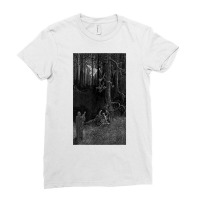 Occult Gothic Dark Satanic Unholy Witchcraft Grung Ladies Fitted T-shirt | Artistshot