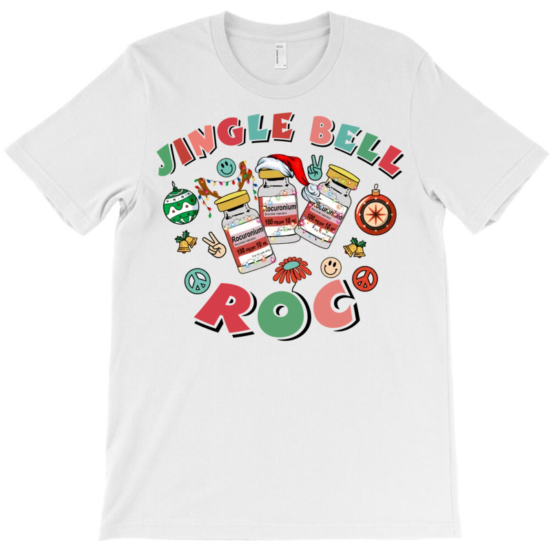 Crna Icu Nurse Christmas, Jingle Bell Roc Xmas Ane T-shirt | Artistshot