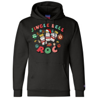 Crna Icu Nurse Christmas, Jingle Bell Roc Xmas Ane Champion Hoodie | Artistshot