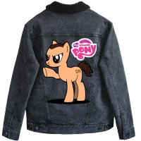 My Strange Pony B Unisex Sherpa-lined Denim Jacket | Artistshot