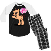 My Strange Pony B Men's 3/4 Sleeve Pajama Set | Artistshot