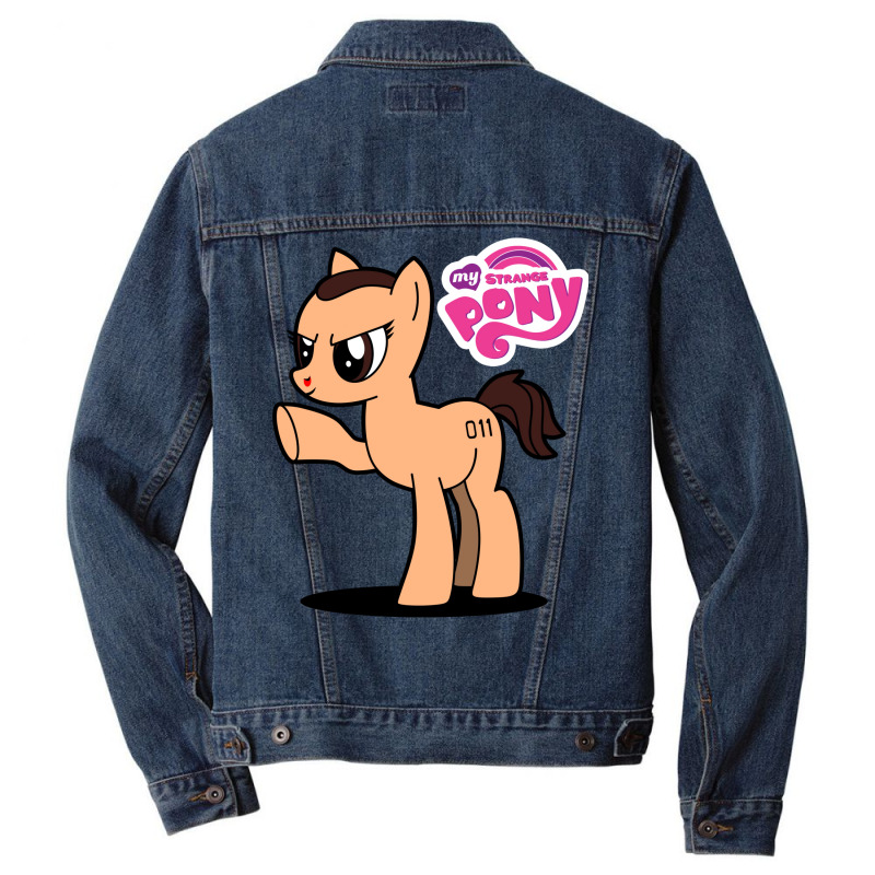 My Strange Pony B Men Denim Jacket | Artistshot