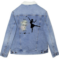 Once A Dancer Always A Dancer Cool Unisex Sherpa-lined Denim Jacket | Artistshot