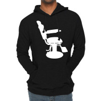 Barber Hairdresser Barber Chair Cutting Hair Lightweight Hoodie | Artistshot