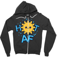 Hot Af Zipper Hoodie | Artistshot