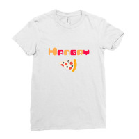 Hangry And Angry Pizza Funny S 2 1 Ladies Fitted T-shirt | Artistshot