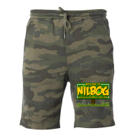 Nilbog! Fleece Short | Artistshot