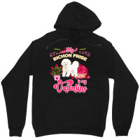 Mom T  Shirt My Bichon Frise Is My Valentine   Dog Lover Gifts For Dog Unisex Hoodie | Artistshot