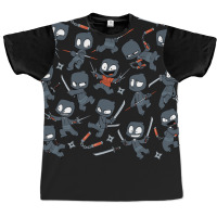 Ninja Mess Graphic T-shirt | Artistshot