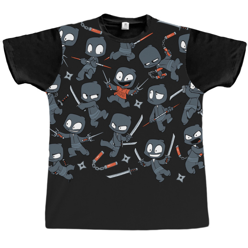 Ninja Mess Graphic T-shirt | Artistshot