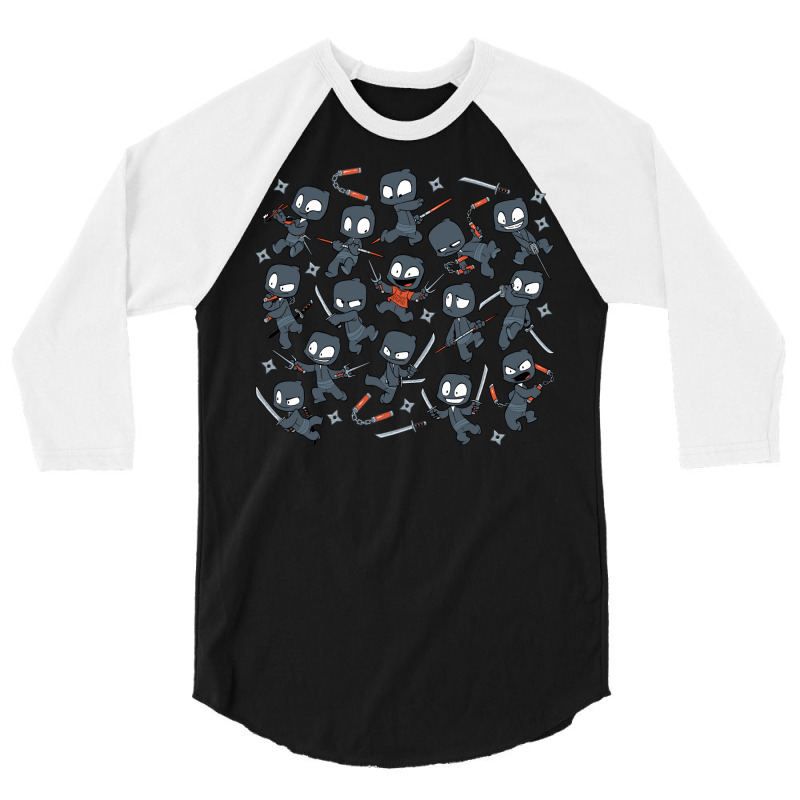 Ninja Mess 3/4 Sleeve Shirt | Artistshot