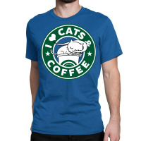 I Heart Cats And Coffee Classic T-shirt | Artistshot