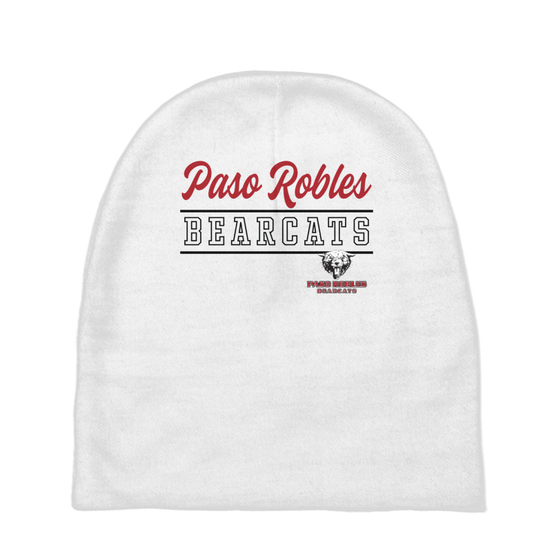 Paso Robles High School Bearcats Pullover Hoodie C Baby Beanies by terrilyn | Artistshot