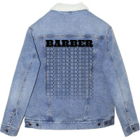 Barber Cool Travel (1) Unisex Sherpa-lined Denim Jacket | Artistshot