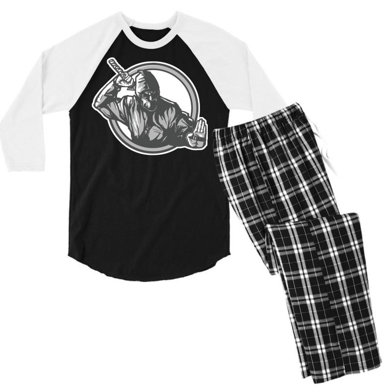 Ninjastic Men's 3/4 Sleeve Pajama Set | Artistshot