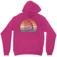 Vintage Retro Eat Sleep Dance Repeat Dance Team Gi Unisex Hoodie | Artistshot