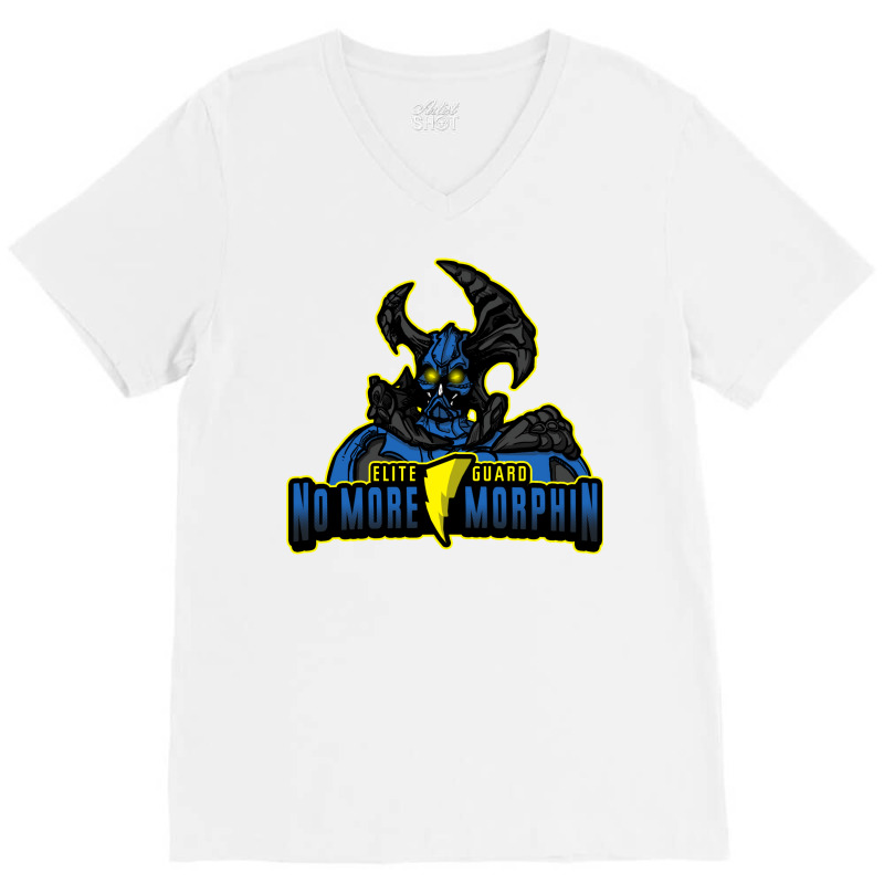 No More Morphin V-neck Tee | Artistshot