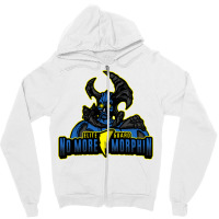 No More Morphin Zipper Hoodie | Artistshot