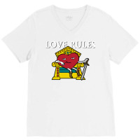 Love Rules V-neck Tee | Artistshot