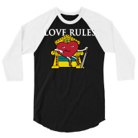 Love Rules 3/4 Sleeve Shirt | Artistshot