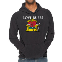 Love Rules Vintage Hoodie | Artistshot