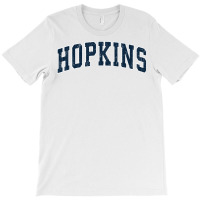 Hopkins Minnesota Mn Vintage Sports Design Navy De T-shirt | Artistshot