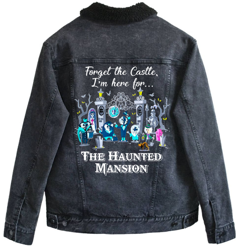 Connector Dread Manor Magic Kingdom Cute Forget Th Unisex Sherpa-Lined Denim Jacket by emertannonc | Artistshot