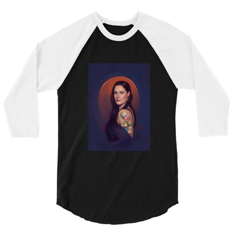 Floor Jansen Fanart 3/4 Sleeve Shirt | Artistshot