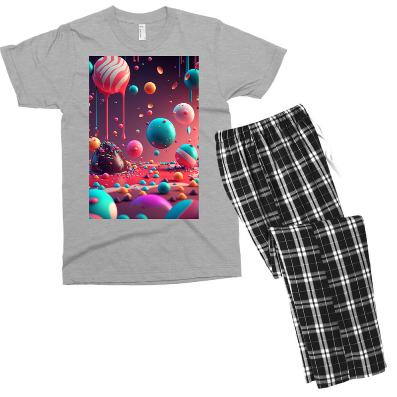 Candy World  2 Men's T-shirt Pajama Set by enzormiersh | Artistshot