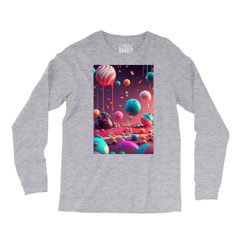 Candy World  2 Long Sleeve Shirts by enzormiersh | Artistshot