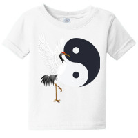 Tai Chi White Crane Yin, Yang, Qi Gong, Chinese Wh Baby Tee | Artistshot