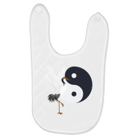 Tai Chi White Crane Yin, Yang, Qi Gong, Chinese Wh Baby Bibs | Artistshot