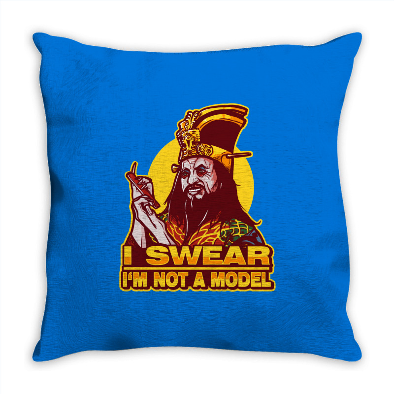 Not A Model Throw Pillow | Artistshot