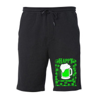 Happy St Saint Patricks Day T  Shirt Happy St Saint Patricks Day T  Sh Fleece Short | Artistshot