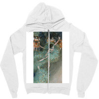 Swaying Dancer Dancer In Green Nature Zipper Hoodie | Artistshot